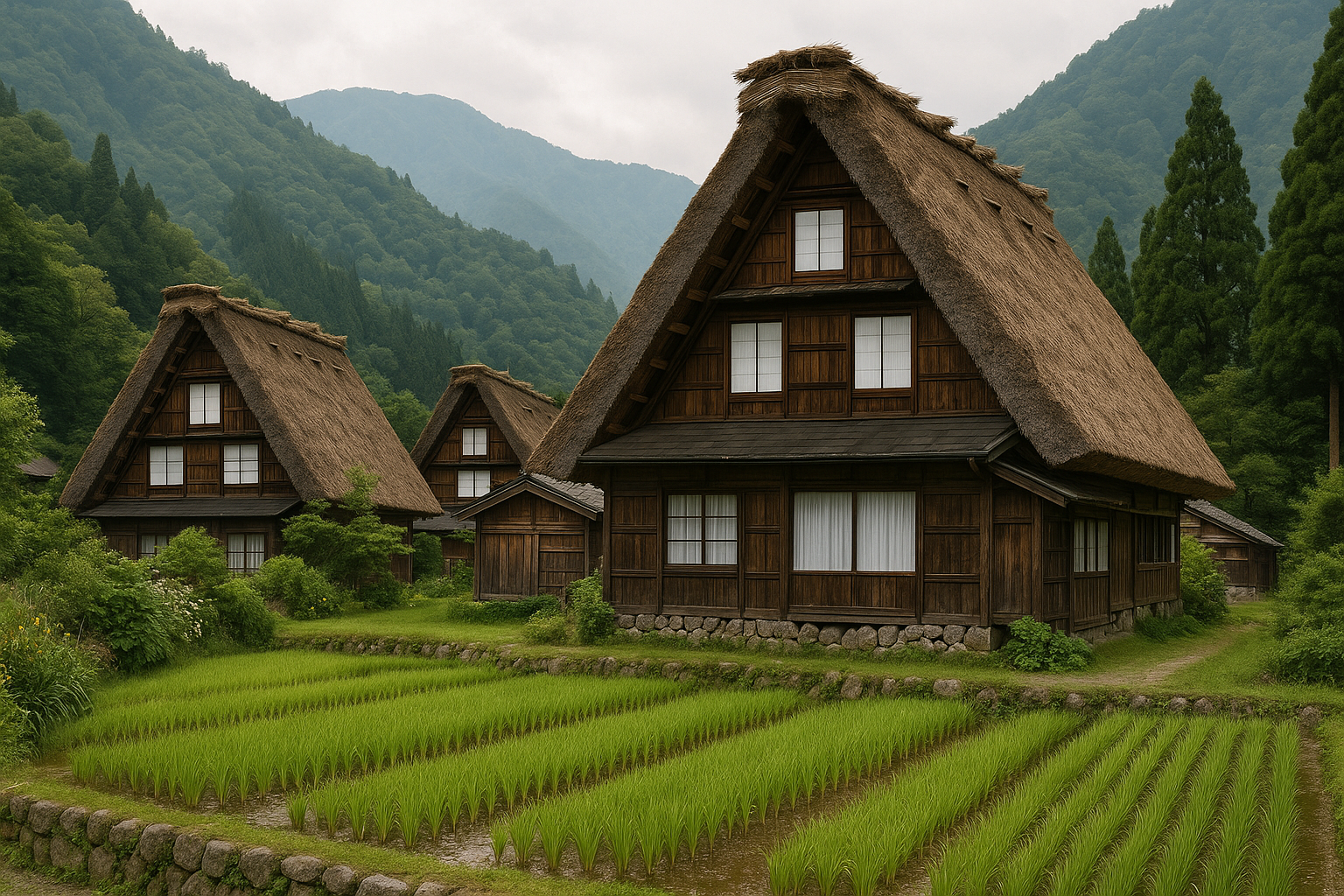 合掌造りの集落