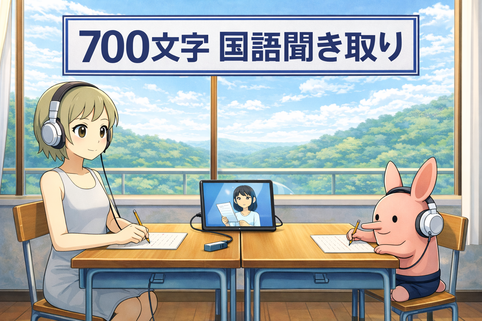 700文字　聞き取り