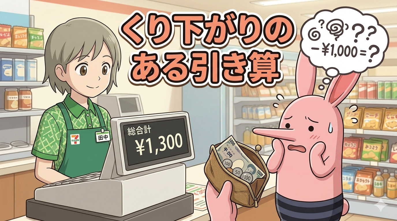 くり下りのある引き算