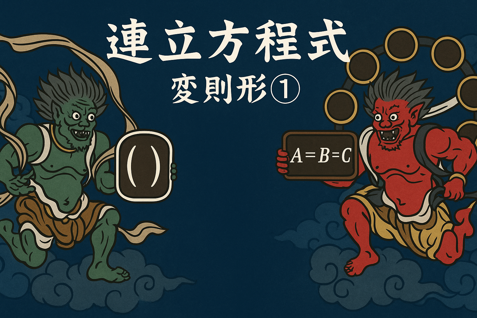 連立方程式　変則形